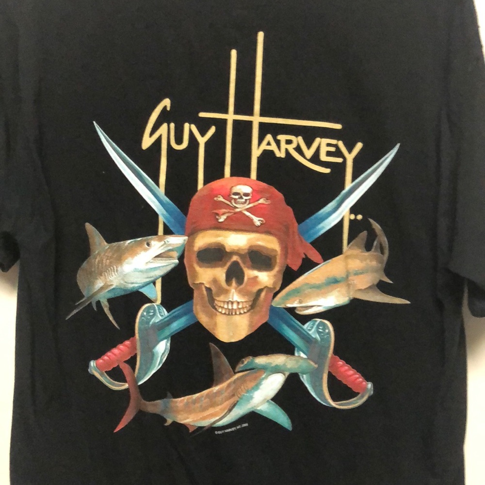 🔥NWOT Sz M Guy Harvey graphic tee. Short sleeves.